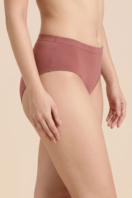Zivame Full Coverage Medium Rise Hipster Panty (Pack of 3) - Multicolor — image 12